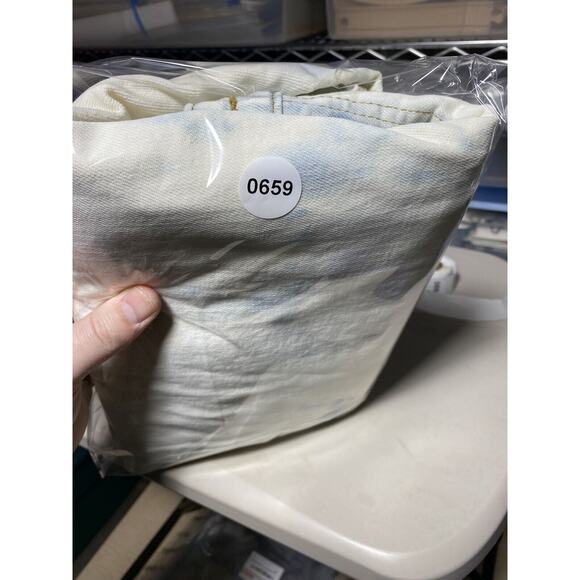 Old Navy Jeans Womens 16 High Waist Loose Baggy Acid-Washed Stretch Sky Hi Retro - Picture 12 of 12